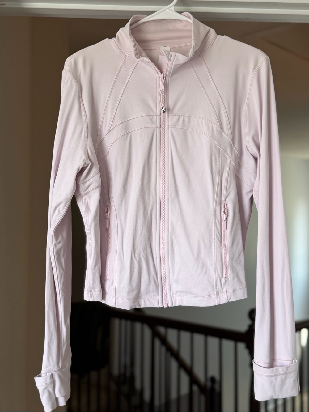 Lululemon Define Cropped Jacket Nulu Strawberry Milkshake Pink Size 14